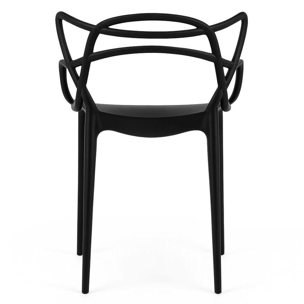 Cadeira Allegra Para Sala De Jantar Preto - 3