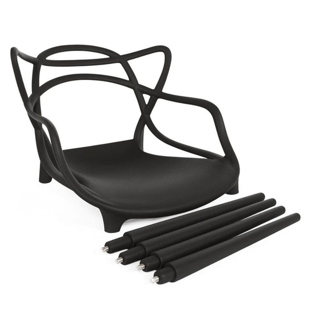 Cadeira Allegra Para Sala De Jantar Preto - 5