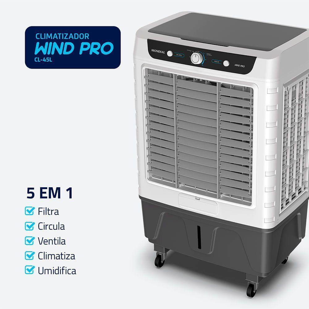 Climatizador Wind Pro Mondial 230W CL-45L 220V - 2