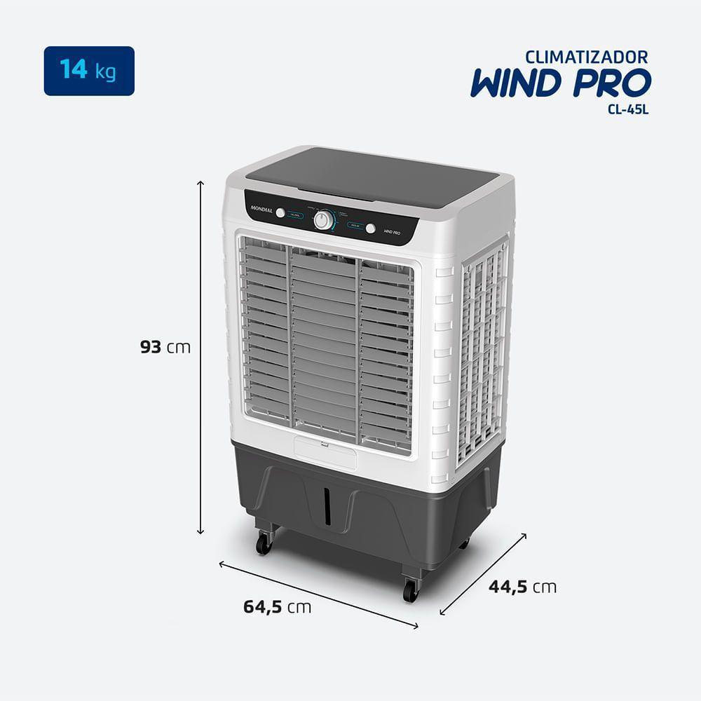 Climatizador Wind Pro Mondial 230W CL-45L 220V - 7