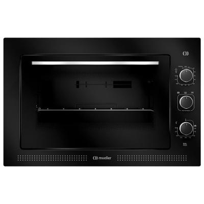 Forno Elétrico de Embutir Mueller MFE50K 50L 1800W com Grill Vidro Duplo Preto 110V