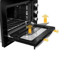 Forno Elétrico De Embutir Mueller Preto 50 Litros MFE50K 110V - 7