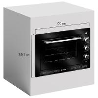 Forno Elétrico De Embutir Mueller Preto 50 Litros MFE50K 110V - 9
