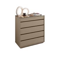 Cômoda Quarto Belize 5 Gavetas E Tampo De Vidro Fendi Fendi - 1