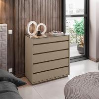 Cômoda Quarto Belize 5 Gavetas E Tampo De Vidro Fendi Fendi - 2