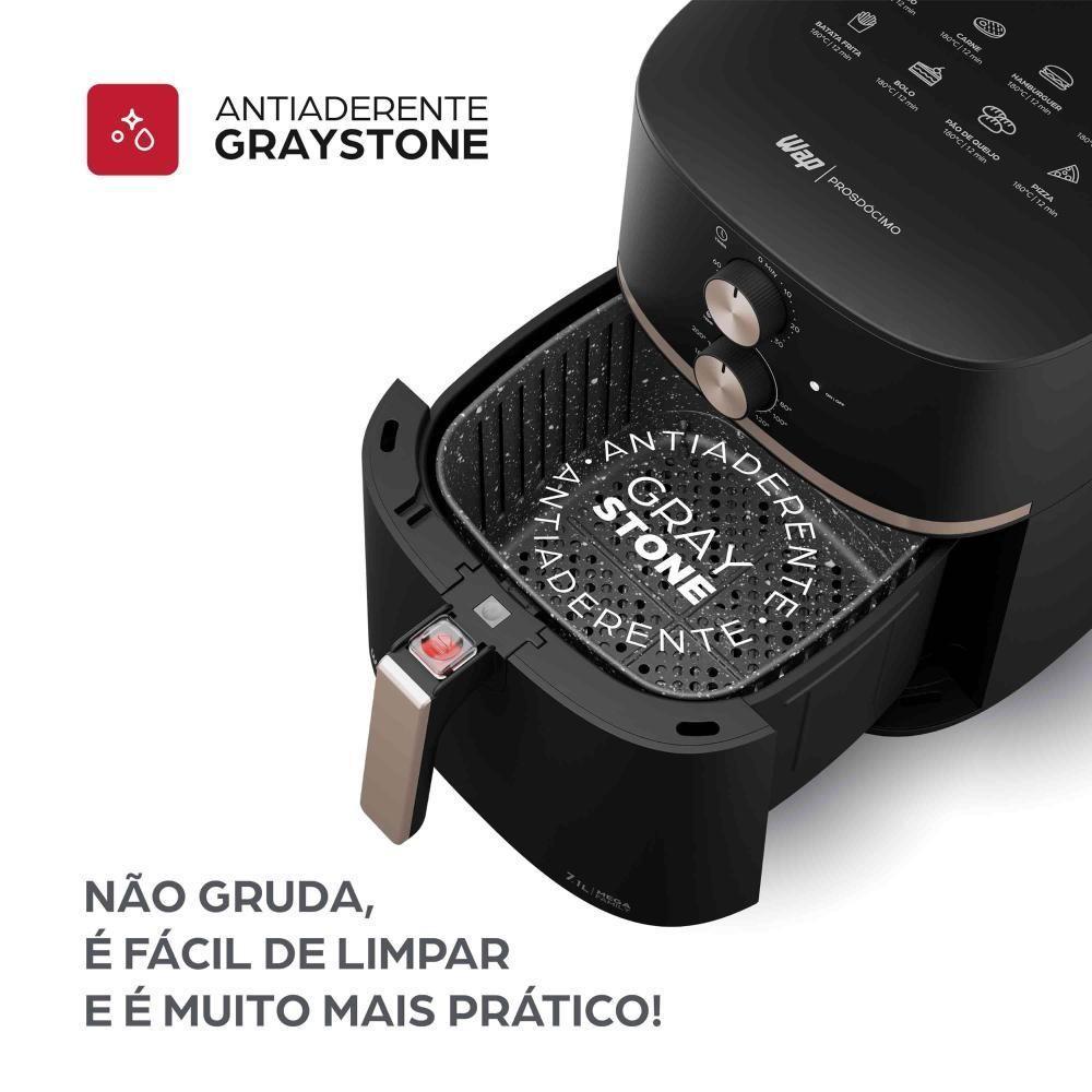 Fritadeira Elétrica WAP Air Fryer Mega Family 7,1L 220V - 6