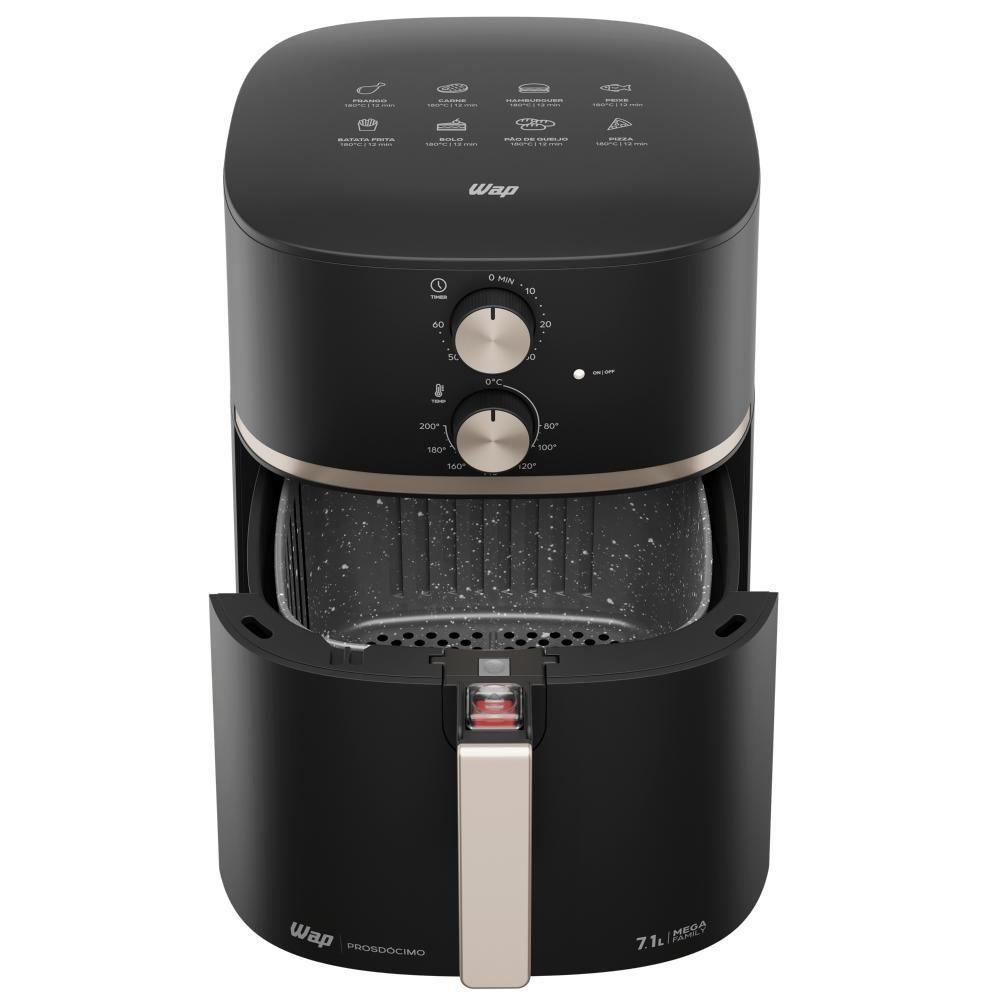 Fritadeira Elétrica WAP Air Fryer Mega Family 7,1L 220V - 8