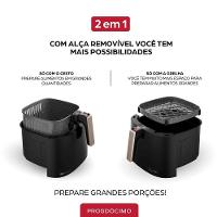 Fritadeira Elétrica WAP Air Fryer Mega Family 7,1L 220V - 9