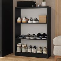 Estante Sapateira 3 Prateleiras Sem Portas Preto Madesa - 1