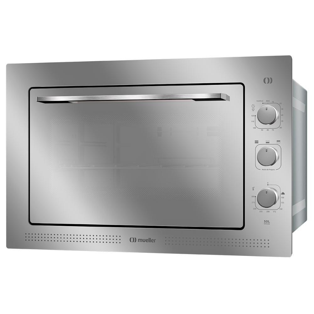 Forno Elétrico De Embutir Mueller Espelhado 50 Litros MFE50K 220V - 2
