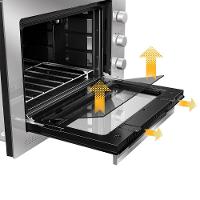 Forno Elétrico De Embutir Mueller Espelhado 50 Litros MFE50K 220V - 7