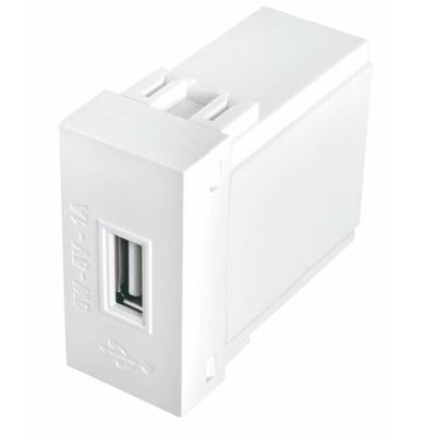 Módulo Tomada Usb Bivolt 5 Watts - 5 Volts - 1a Habitat - 2736 - Fame Tomada Modulo Usb Bivolt Sh Fame 2736