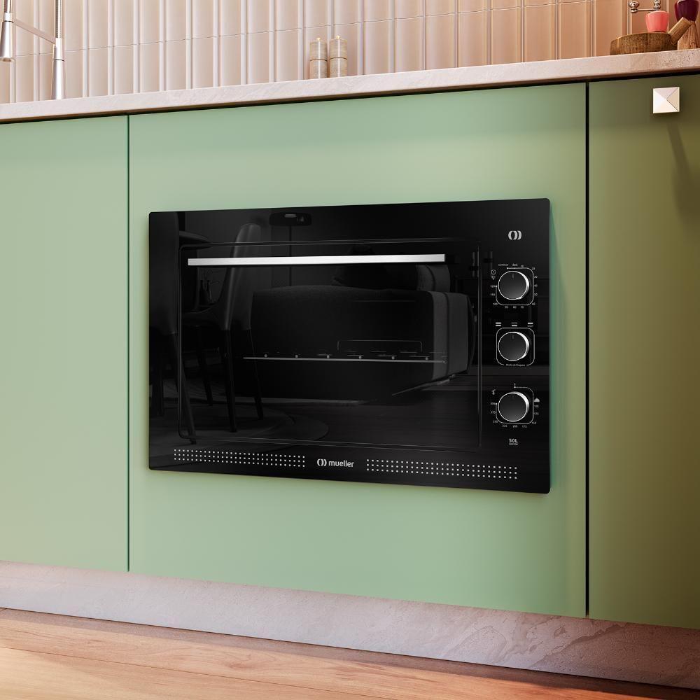 Forno Elétrico De Embutir Mueller Preto 50 Litros MFE50K 220V - 2