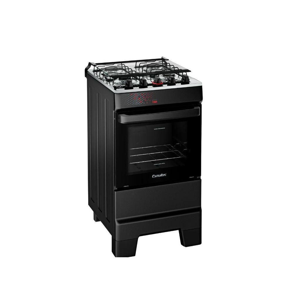 Fogão Esmaltec 4 Bocas Ideal Top Mesa Inox Forno 50L Bivolt - 2