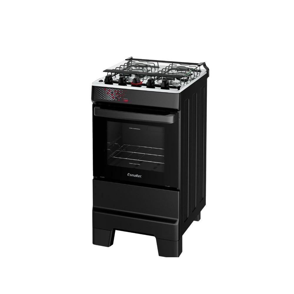 Fogão Esmaltec 4 Bocas Ideal Top Mesa Inox Forno 50L Bivolt - 3
