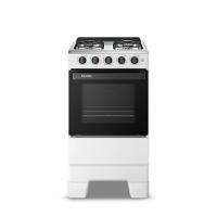 Fogão 4 Bocas Mesa Inox Manual Ideal Pop 4120 Esmaltec Branco - 1