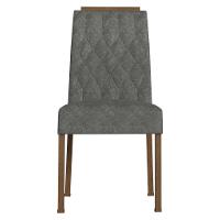 Kit 2 Cadeiras De Jantar 4256 Com Espaldar Rustic-silver Madesa - 5