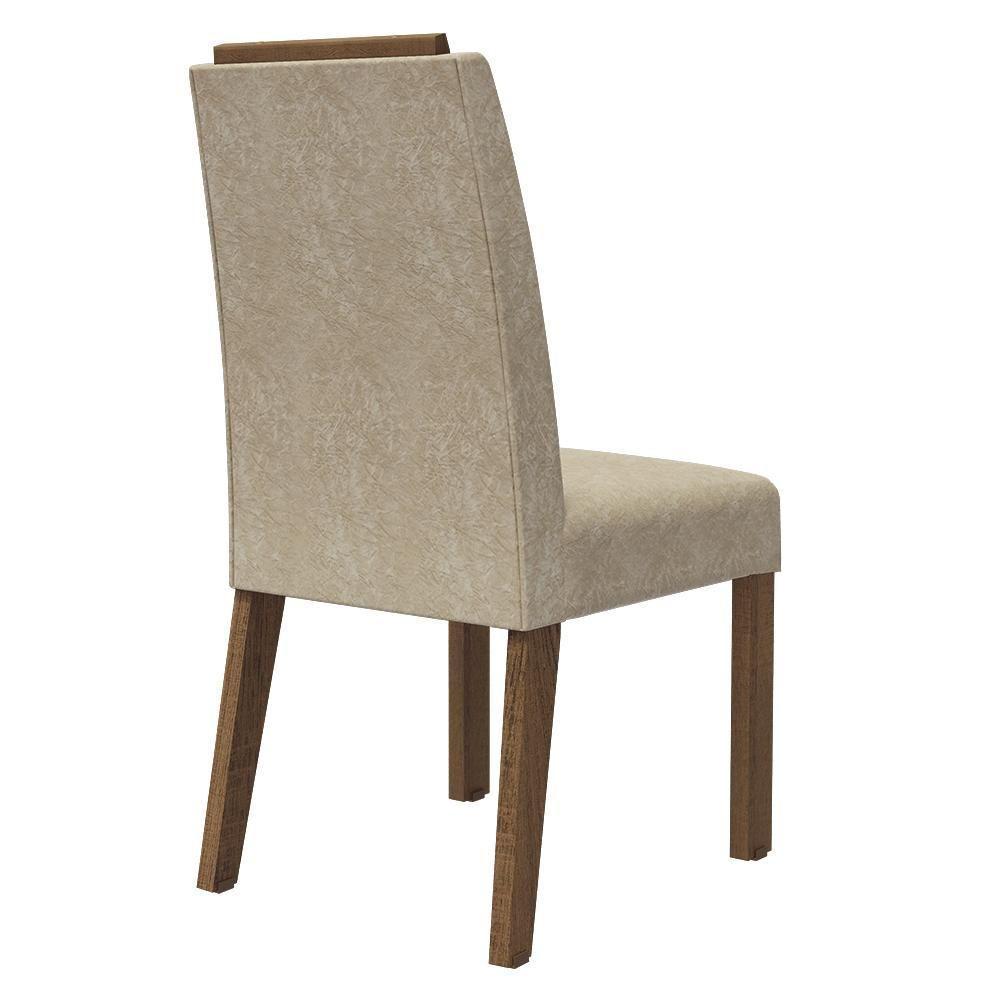 Kit 2 Cadeiras De Jantar 4256 Com Espaldar Rustic-imperial Madesa - 6