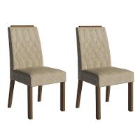 Kit 2 Cadeiras De Jantar 4256 Com Espaldar Rustic-imperial Madesa - 1