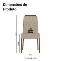 Kit 2 Cadeiras De Jantar 4256 Com Espaldar Rustic-imperial Madesa - 3