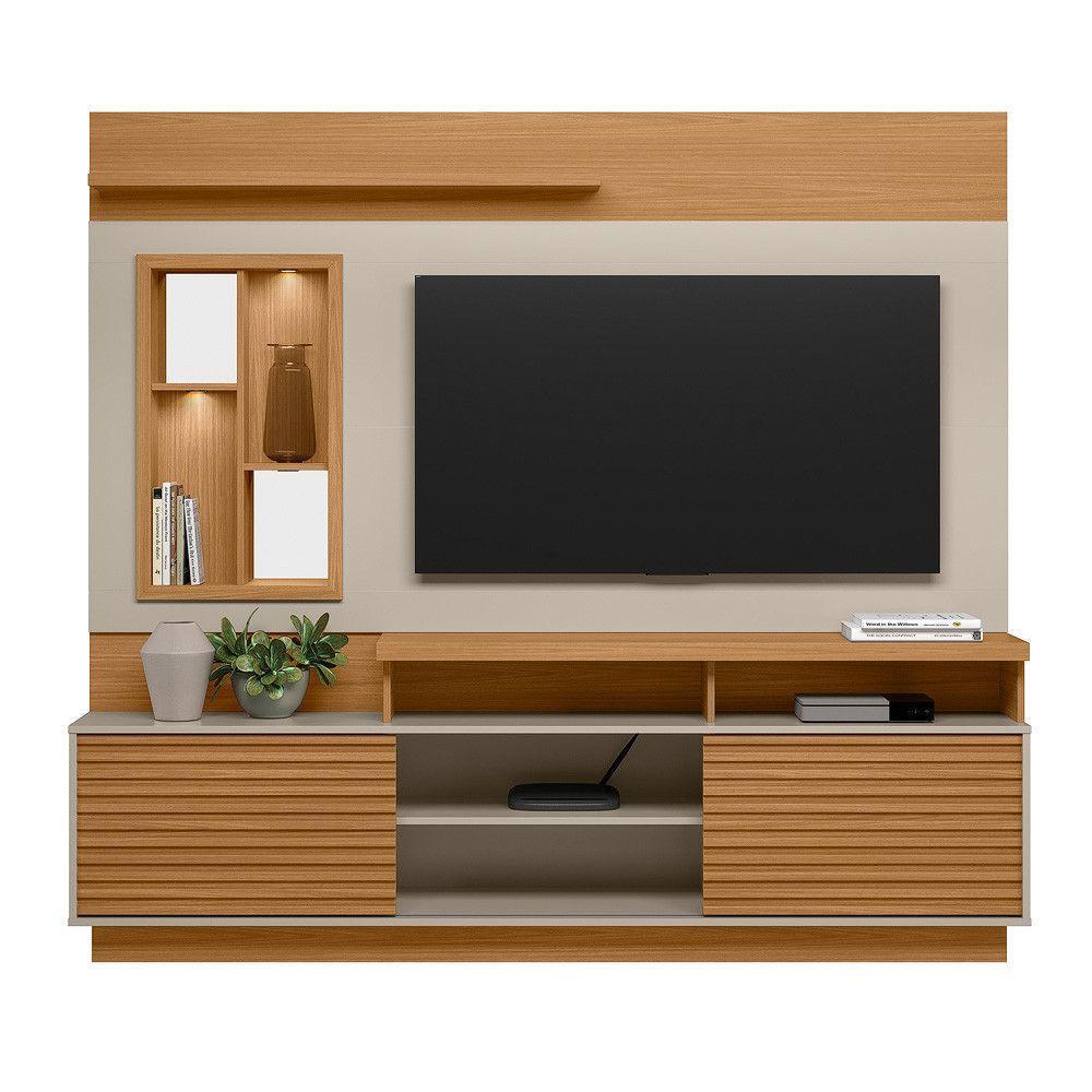 Home Eldorado 200cm Para Tvs Até 60 Polegadas Linea Brasil Nature Com Off White - 2