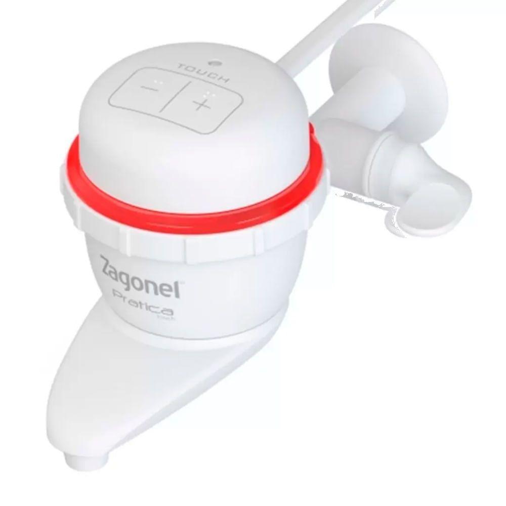 Torneira Prática Touch Eletronica 5500 Watts 110 Volts Branco - Tprel55127br03 - Zagonel - 1