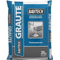 Argamassa Graute Com 25 Kilos Cinza - 323 - Bautech Argamassa Graute Com 25 Kilos - 323 - Bautech - 1
