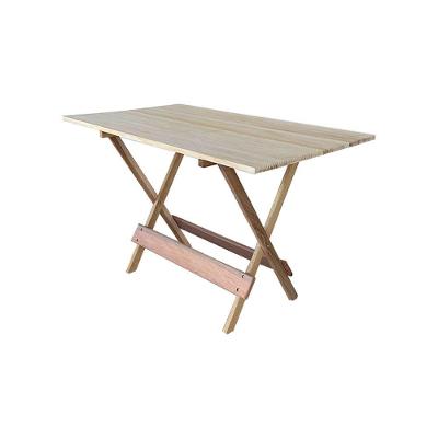 Mesa De Madeira Dobrável 1,20x70 Sem Pintura