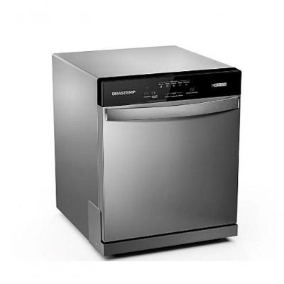 Lava Louças Compact BLF08BSA Brastemp Prata 110V