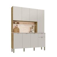 Kit Cozinha 161cm Slow 8 Portas 1 Gaveta 3012 Kits Paraná Freijó Soft - 2