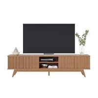 Rack Bancada Fortaleza Freijó Com Mesa De Centro Jeri Freijó Off White- Colibri - 7