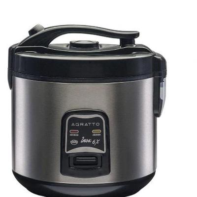 Panela Elétrica De Arroz E Legumes Pai6x 6 Xícaras Agratto Inox 110V
