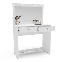 Penteadeira Politorno Valence Com Led 2 Gavetas Branco - 3