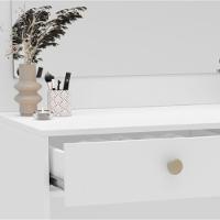 Penteadeira Politorno Valence Com Led 2 Gavetas Branco