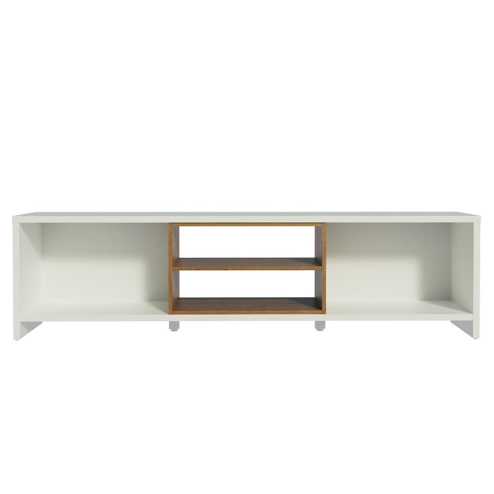 Rack Para Tv Até 80 Polegadas 180cm 2 Portas Branco-rustic Linz Madesa - 8