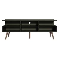 Rack Para Tv Até 65 Polegadas Madesa Londres Com Pés Retro Preto Texturizado - 10