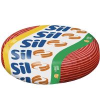 Cabo Flexsil De Cobre 4mm 750 Volts Vermelho Com 100 Metros - 3.019 Vm - Sil Cabo Flexivel Vermelho 750v 4,00mm 100m Sil - 1