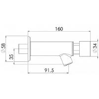 Torneira Para Lavatório Standard Estevesmatic 1175 Cromada De Parede - Vta012cwb - Esteves - 2