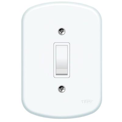 Interruptor Simples 10a 250 Volts Blanc - 0560 - Fame Inter. Simples C- Placa Blanc 0560 Fame