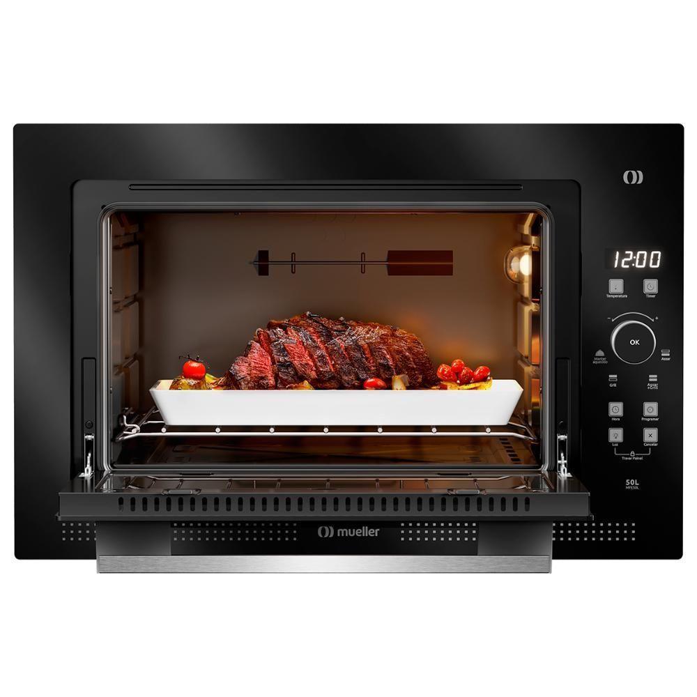 Forno Elétrico De Embutir Digital Mueller 50 Litros Preto MFE50L 220V - 4
