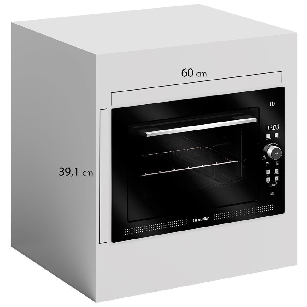 Forno Elétrico De Embutir Digital Mueller 50 Litros Preto MFE50L 220V - 9