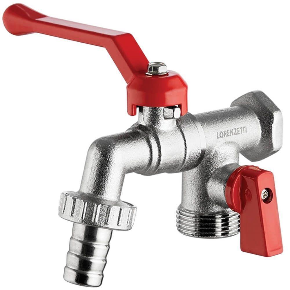 Torneira De Esfera Para Máquina De Lavar Dn15-20 1131 C12 - 7048502 - Lorenzetti - 1