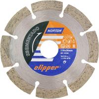 Disco Diamantado Para Corte Segmentado Clipper 110x10x20mm - 70184624367 - Norton - 1