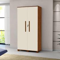 Multiuso 02 Portas Dacar Off White E Naturalle Carmolar - 1