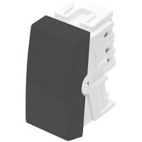Módulo Interruptor Simples Habitat Black 16 Amperes 250 Volts - 4027 - Fame - 1