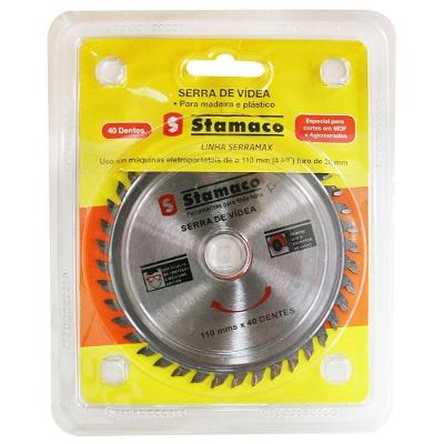 Disco De Serra Videa 4.3-8"" 40 Dentes - 2024 - Stamaco Serra Videa 4.3-8" 40 Dentes Stamaco 202.4