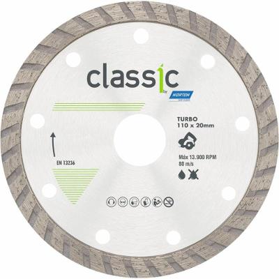 Disco Diamantado Para Corte Turbo Classic 110x20mm - 70184693466 - Norton