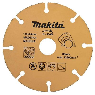 Disco De Serra Tungstênio Para Madeira 110mm - B-40668 - Makita Disco Tungstenio P-madeira 110mm Makita B-40668