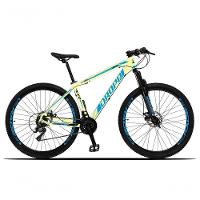 Bicicleta Aro 29 Dropp Z3x 21v Suspensão E Freio Disco Bege Azul Tamanho Do Quadro 21 - 1