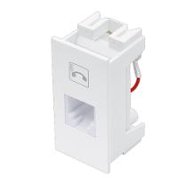 Módulo Tomada Para Telefone Rj11 2vias Habitat - 2063 - Fame Tomada Para Telefone Rj11 - 2 Vias Fame 062.2063.3 - 1